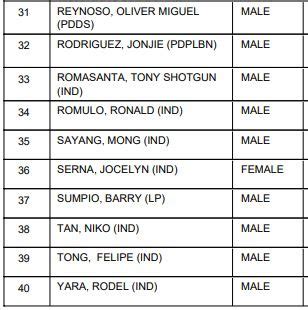 puerto princesa mayor list|LIST: Puerto Princesa City, Palawan Candidates for Mayor.